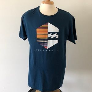 Billabong Mens T-shirt 100% Cotton Size L Premium Ringspun Organic Cotton.
